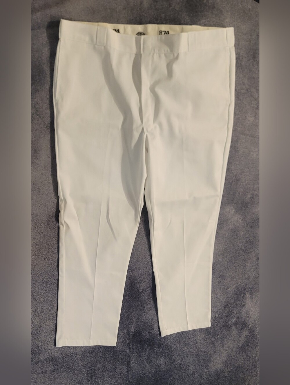 Dickies Original 874 Skater Work Durable White Pants Men's W 44 × L 32